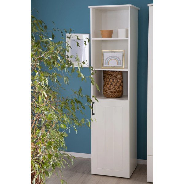 Valge laste raamaturiiul 49x190 cm Sylt - Roba-image-1