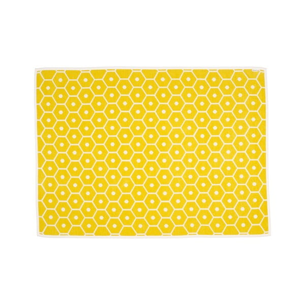 Kollane villane tekk 140x180 cm Honey Lemon - Pappelina