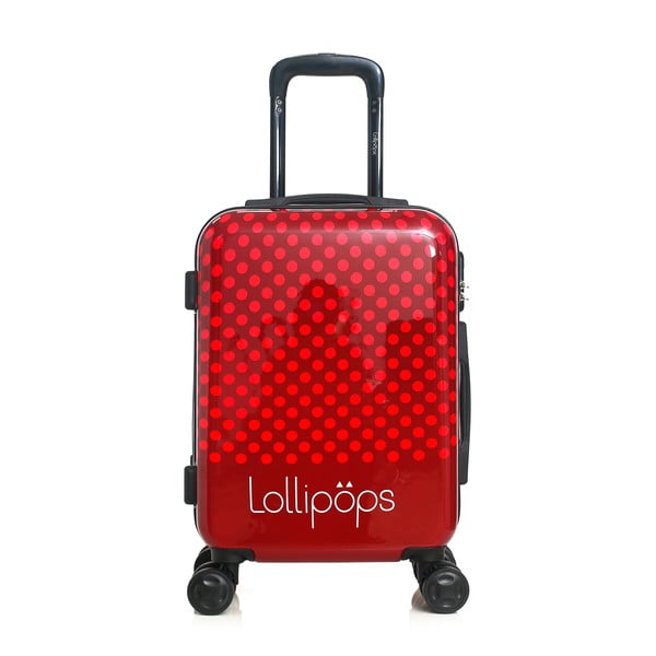 Lollipops Penny Red 4 ratastega pagasi ja kohvri komplekt - LOLLIPOPS-image-4