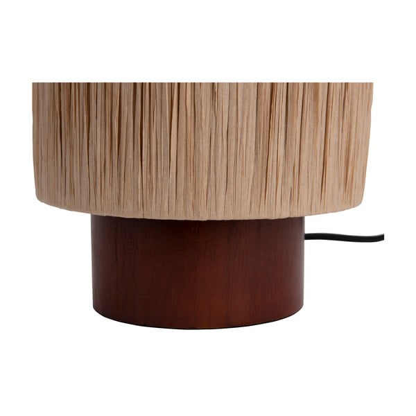 Naturaalset värvi laualamp pabervarjundiga (kõrgus 28,5 cm) Sheer - Leitmotiv-image-2