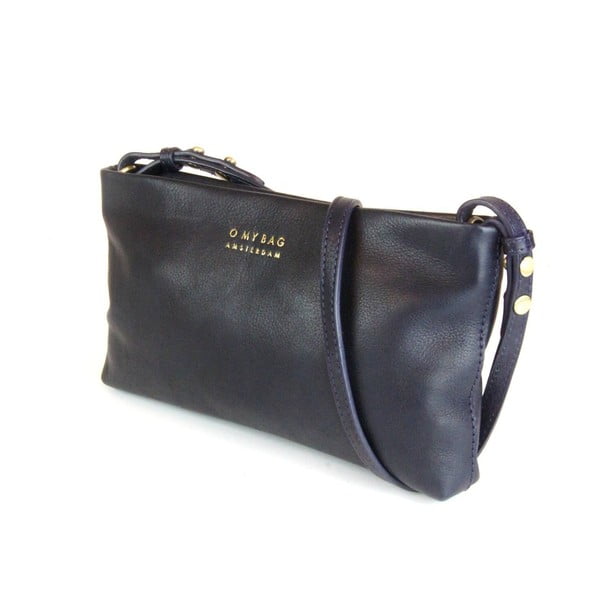 Kožená kabelka/psaníčko O My Bag Dashing Daisy Midnight Blue-image-1