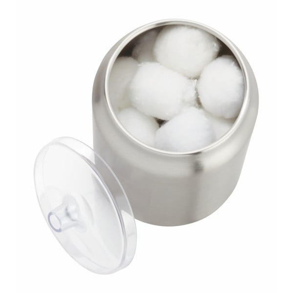 Hõbedane roostevabast terasest vatipatjade hoidja Austin - iDesign-image-1