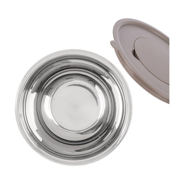 Roostevabast terasest kauss hõbedases värvitoonis ø 26 cm Beige - Orion-image-4