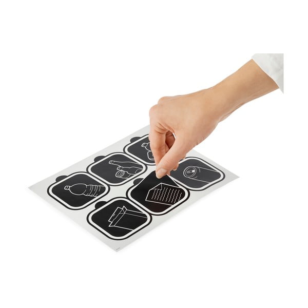 Ringlussevõetud plastist prügikast 50 L Twist - Rotho-image-4