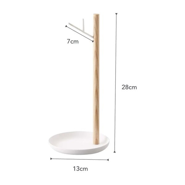 Banaanipuu statiiv koos pöögipuu detailidega Tosca - YAMAZAKI-image-3