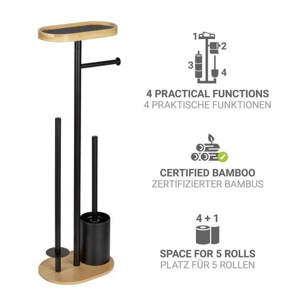 Tualettpaberihoidja harjaga Pomarolo - Wenko-image-2