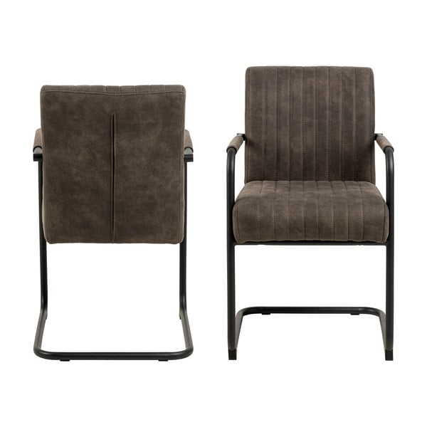 Tumehallid söögitoolid 2tk komplektis Adele - Actona-image-3