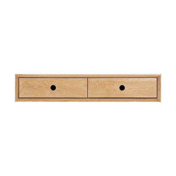Tammepuidust riiul heledas naturaalses toonis 80 cm Luzern - House Nordic-image-4