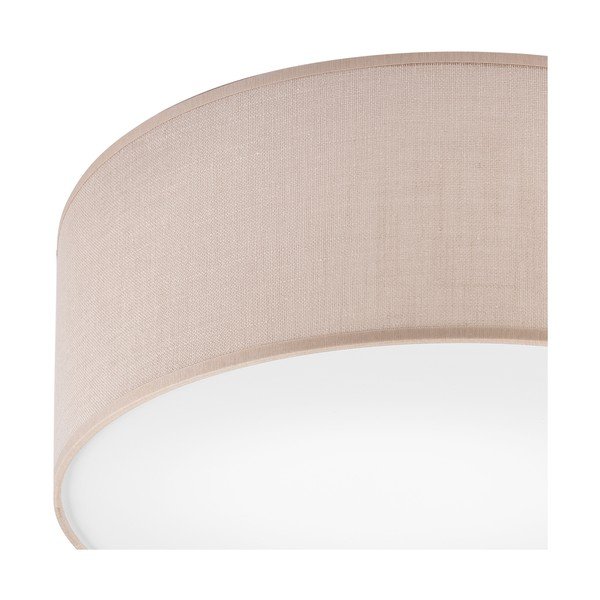 Beež laevalgusti tekstiilist varjuga ø 35 cm Vivian - LAMKUR-image-3