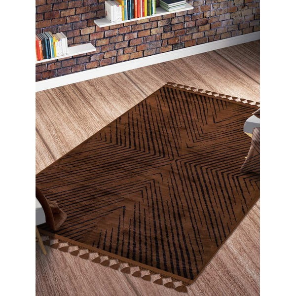 Pruun pestav vaip 180x120 cm - Vitaus-image-1