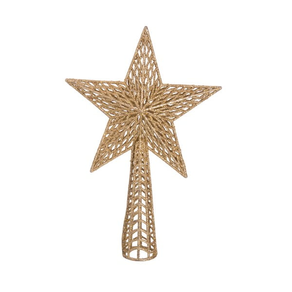 Kuldne jõulukuusekork , ø 18 cm Star - Casa Selección