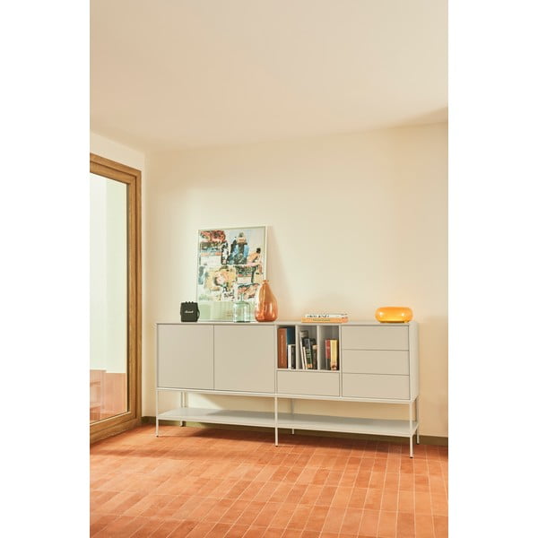 Kreem kummut 220x98x45 cm Platt - Teulat-image-1