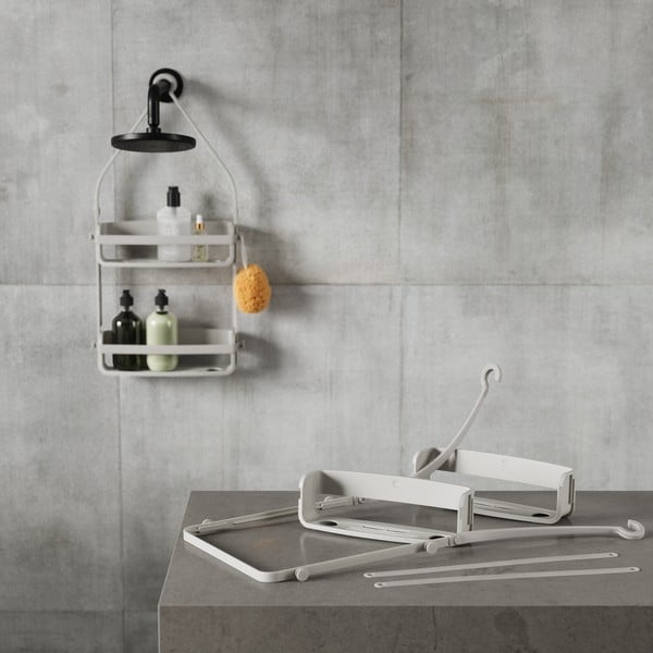 Hall rippuv plastist vannitoa riiul Flex - Umbra-image-1