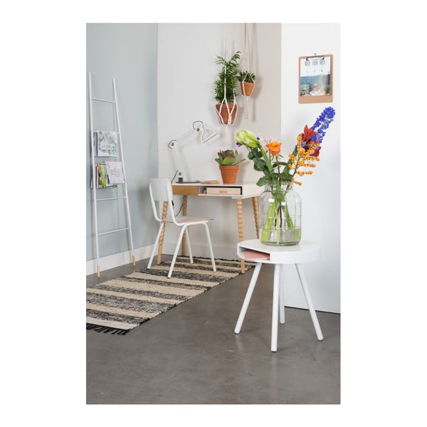 Bílý odkládací stolek Zuiver Hide & Seek-image-3