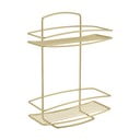 Kuldne terasest vannitoa riiul Onda - Metaltex