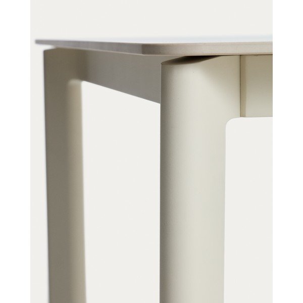 Kiviplaadiga aiasöögilaud 100x220 cm Anafi - Kave Home-image-2