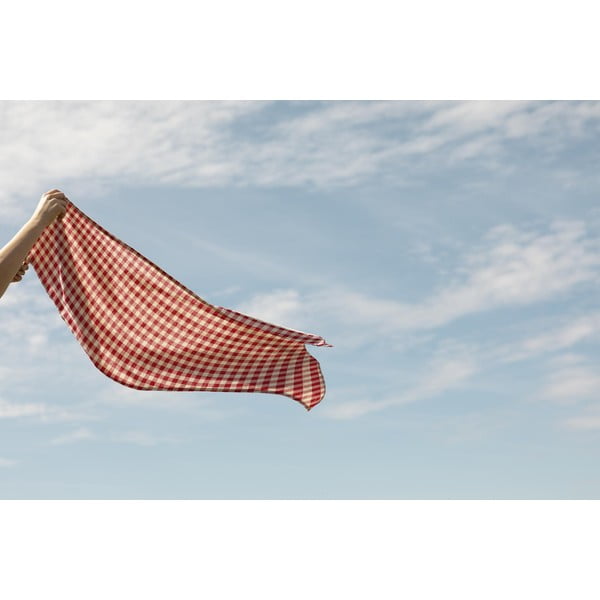 Lauakate Punane Vichy, 140 x 140 cm - Really Nice Things-image-3