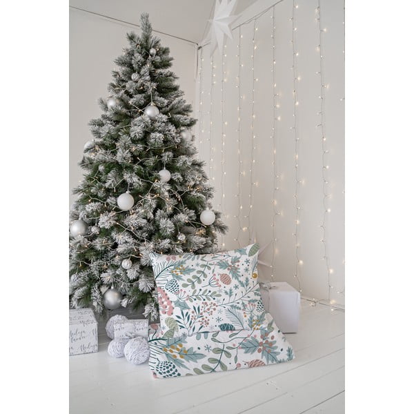 Valge-sinine puuvill-satiinist üheinimesevoodipesu 140x200 cm - Butter Kings-image-2