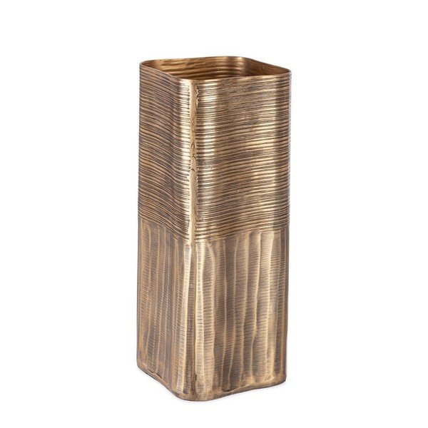 Kuldse värvi metallist käsitöövaas (kõrgus 31,5 cm) Reel - Bizzotto