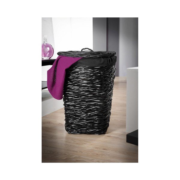 Sada 5 černých úložných košů Compactor Crazy-image-3