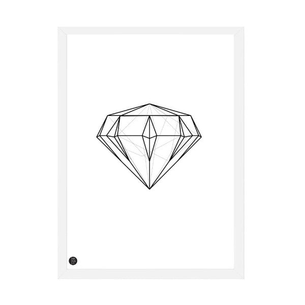 Plakát Diamond Geometric, 50x70 cm