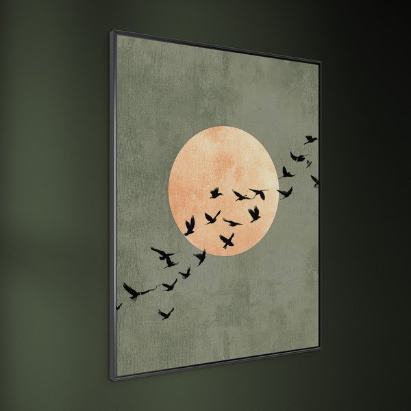 Trükitud pilt raamiga 60x80 cm Midnight Flight - Styler-image-2