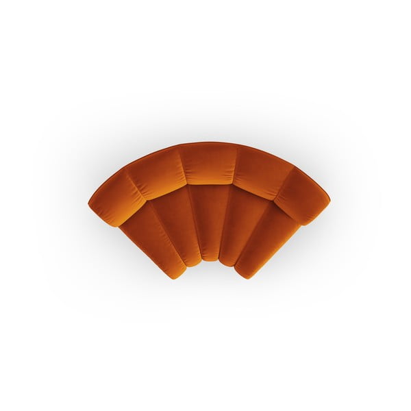 Tellisevärvi sametist diivanimoodul (muutuv nurk) Lupine - Micadoni-image-2