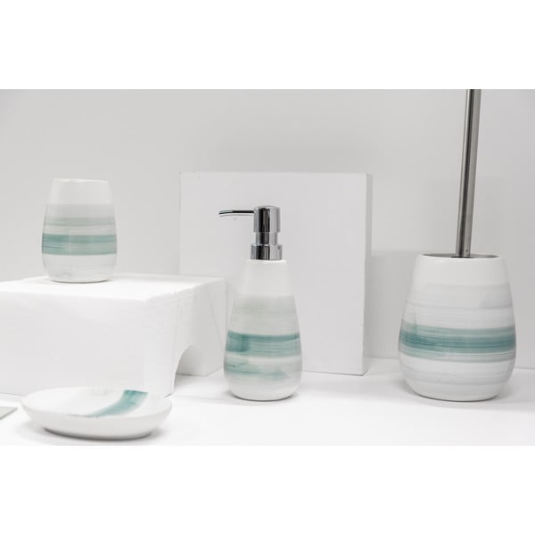 Valge keraamiline tass hambaharjade jaoks Burgio - Wenko-image-1