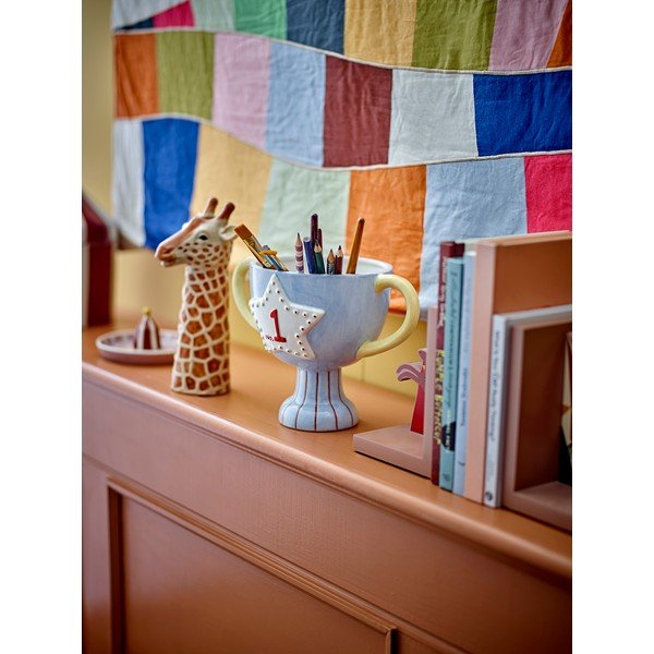 Keraamiline käsitsi maalitud lillepoti kate Trophy - Bloomingville Mini-image-4