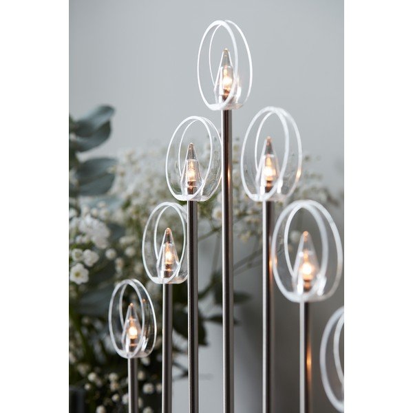 Svícen ve stříbrné barvě Markslöjd Gabriel, výška 53,5 cm-image-2