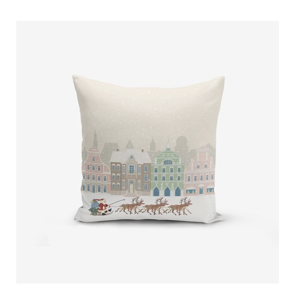 Komplekt 4 jõulupadjakatet ja lauajooksikut Pühade hooaeg - Minimalist Cushion Covers-image-1