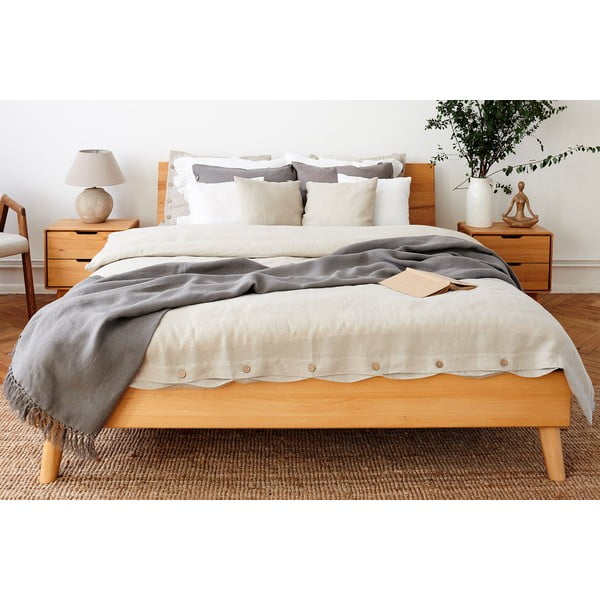 Kahekordne voodi pöögipuust 180x200 cm Greg 1 - The Beds-image-3