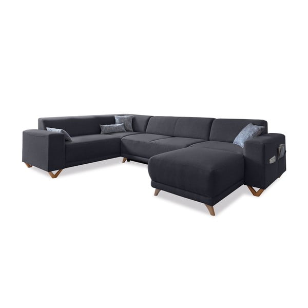 Must panipaigaga nurgadiivanvoodi (vasak nurk/"U" kujuline) Classy Sophie – Miuform