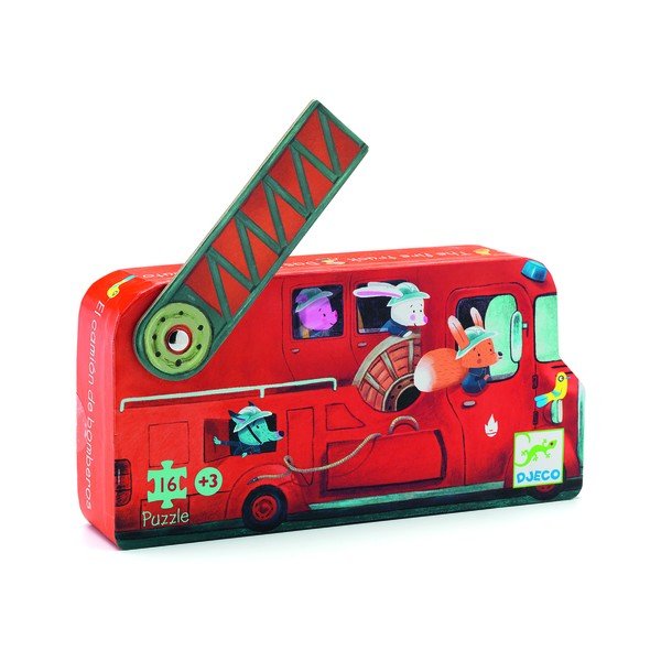 Laste puzzle Tuletõrjujad - Djeco-image-1