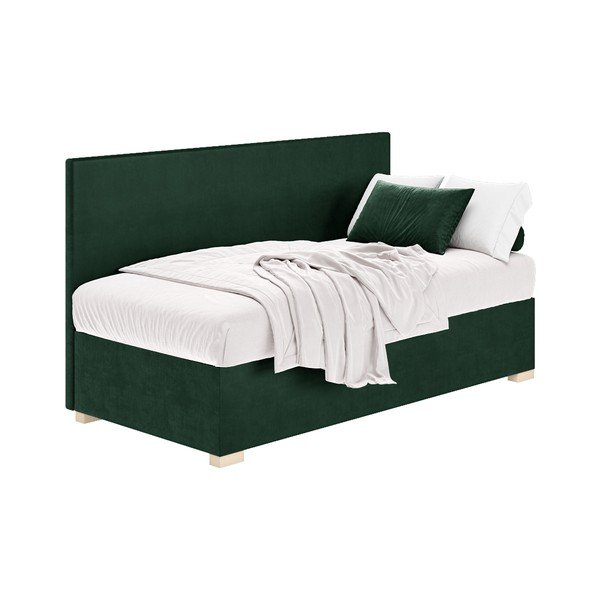 Tumeroheline lastevoodi koos madratsiga koos hoiuruumiga 90x200 cm Cozi – Ghado-image-2