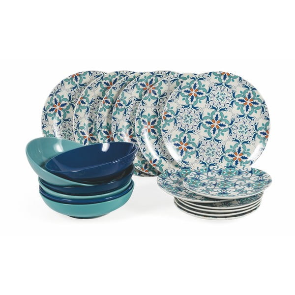 18dílná sada nádobí z porcelánu Villa d'Este Porto