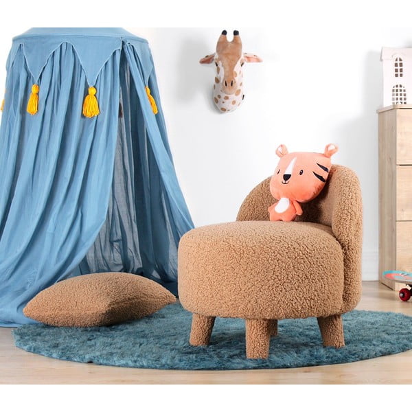 Pruun laste bukleekangast tugitool Moouv – Artie-image-1