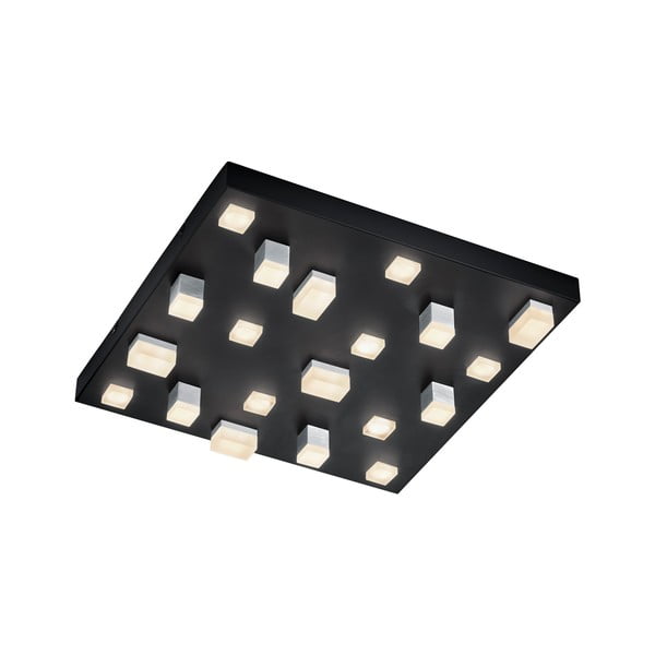 Must LED laevalgusti metallist varjuga 45x45 cm Civeto - CINQUE