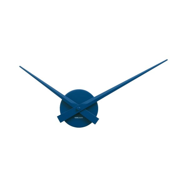 Modré nástěnné hodiny Karlsson Time Mini, ø 44 cm