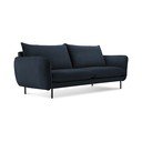 Tumesinine sametne diivan 160 cm Vienna - Cosmopolitan Design
