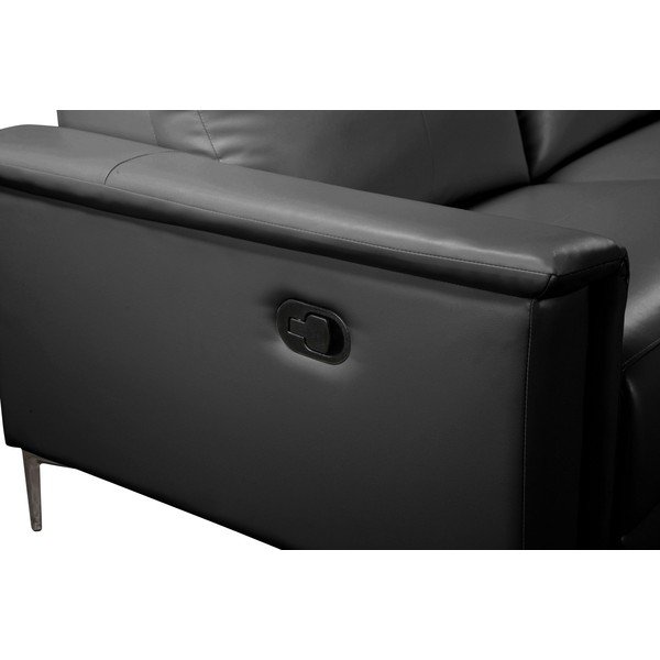 Must kunstnahast nurgadiivan (paremas nurgas) Lund - Støraa-image-4