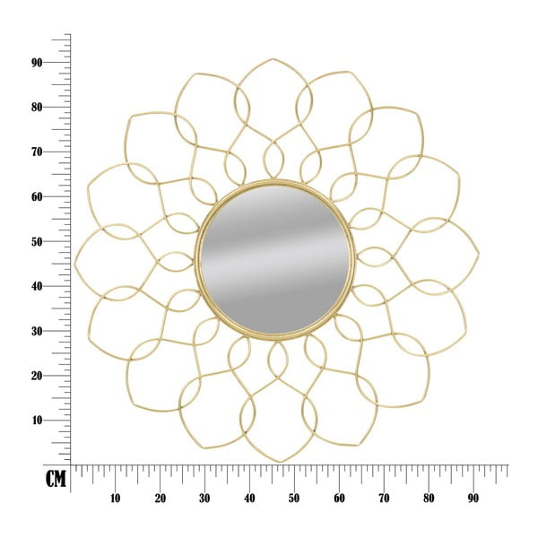 Kuldne seinapeegel , ⌀ 90 cm Girg - Mauro Ferretti-image-2