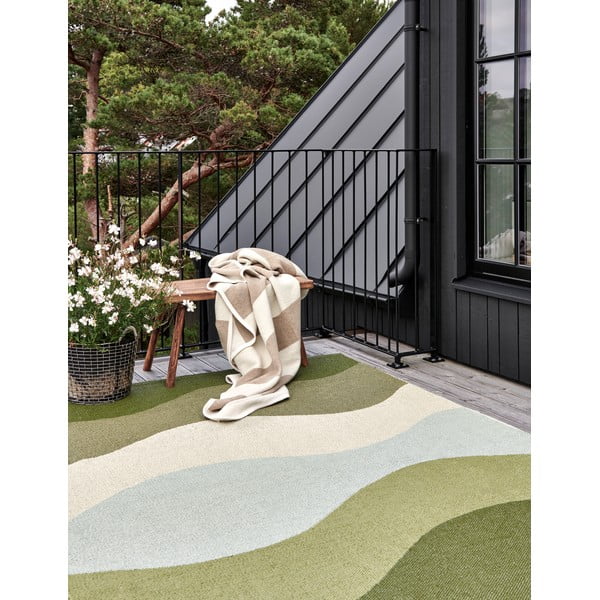 Roheline sise/välisvaip 70x100 cm Urvi Woods – Pappelina-image-1