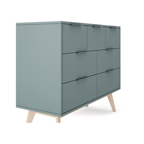 Hallikasroheline kummut 120x83x40 cm Pisco – Marckeric-image-4