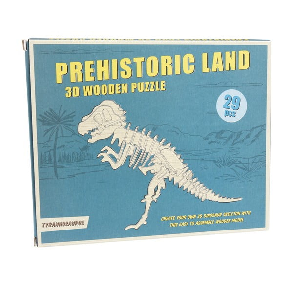 Puidust 3D puzzle dinosaurus Tyrannosaurus - Rex London-image-3