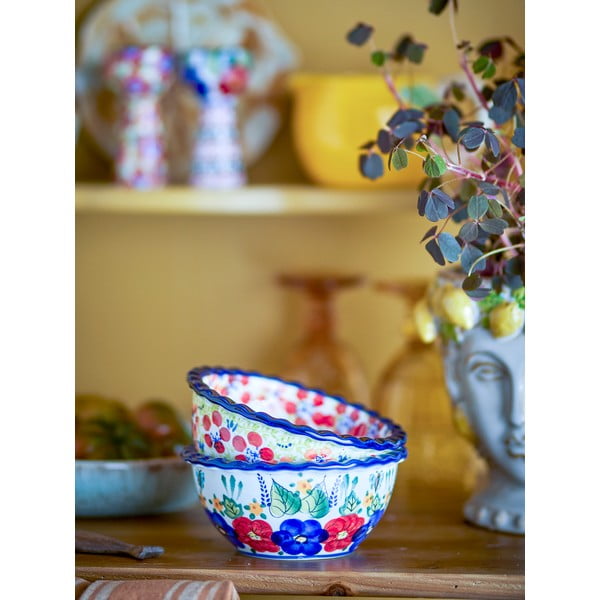 Kivikeraamikast serveerimiskausid 2tk komplektis 380 ml Florist - Bloomingville-image-2