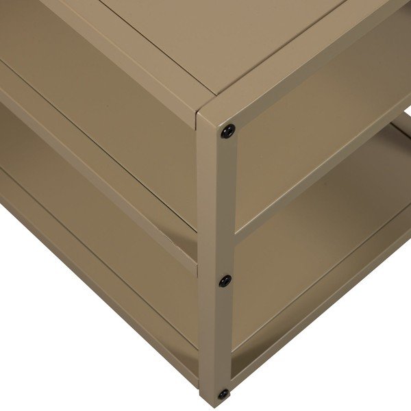 Taupepruun metallist TV-alus 120x40x35 cm Teun - WOOOD-image-4