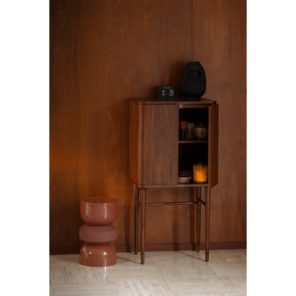 Lükandustega pähklipuidu spoonist kapp 62x125 cm Morrison - Dutchbone-image-1