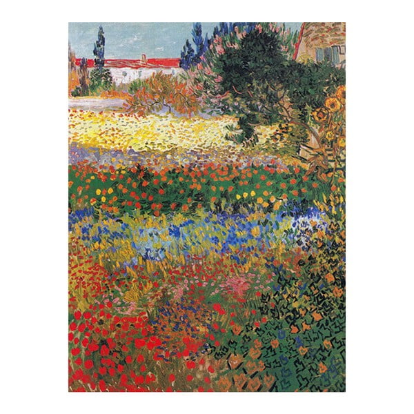 Maali reproduktsioon 30x40 cm Vincent van Gogh - Flower garden - Fedkolor