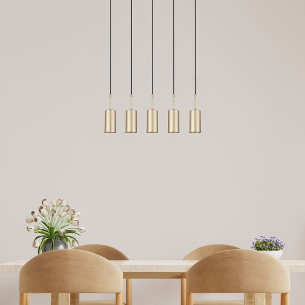 Rippvalgusti kuldset värvi , kõrgus 120 cm Geo - Squid Lighting-image-2